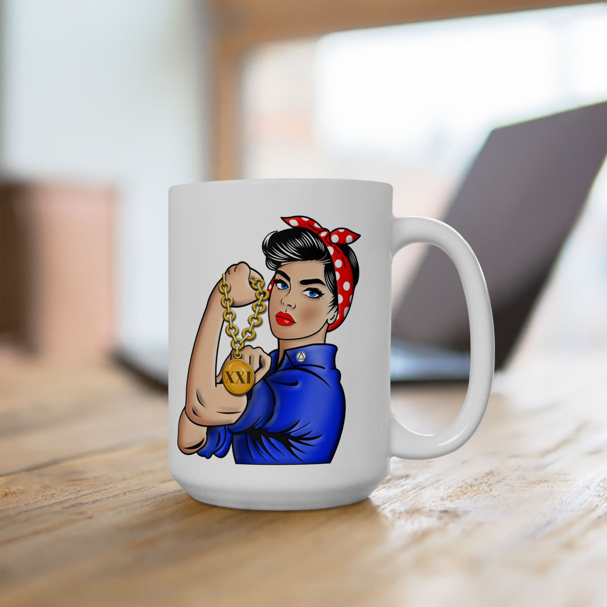 Customized Rosie The Riveter AA Ceramic Mug