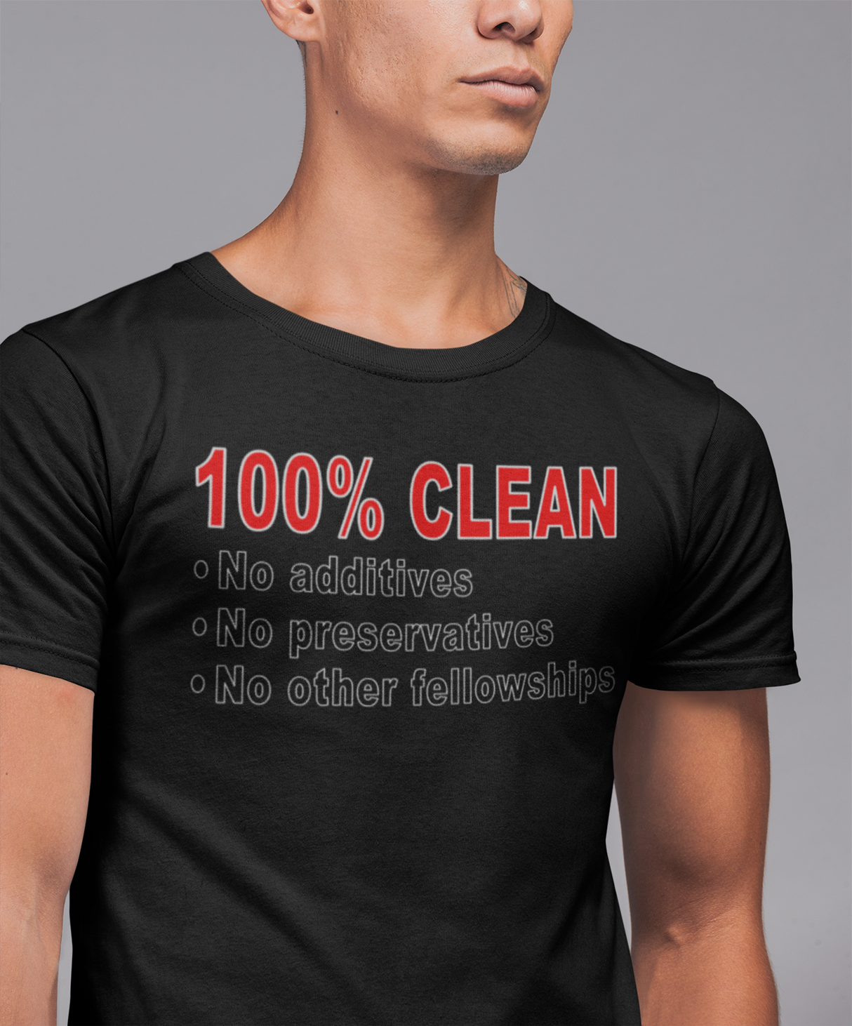 100% Clean V.2 dtg Tee