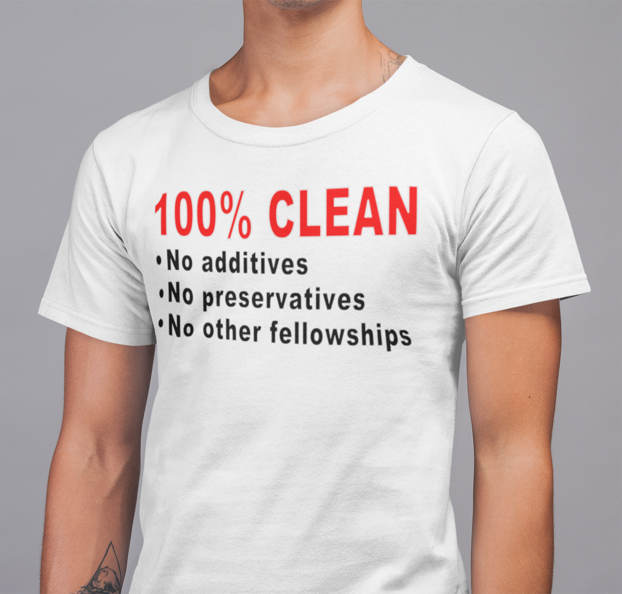 100% Clean V.2 dtg Tee