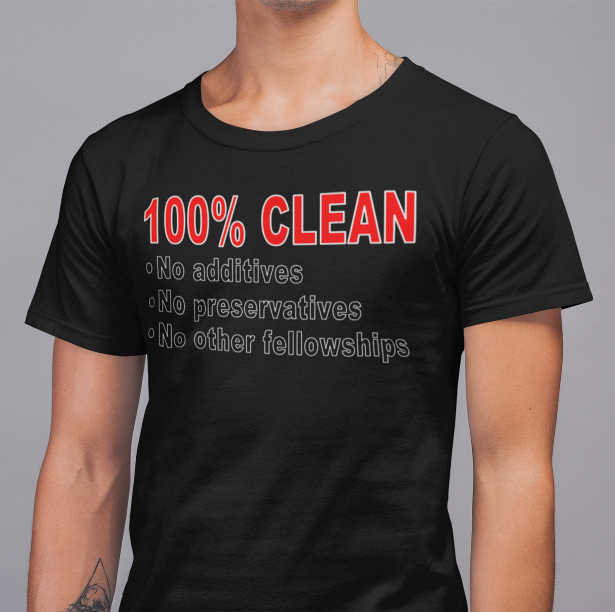 100% Clean V.2 dtg Tee