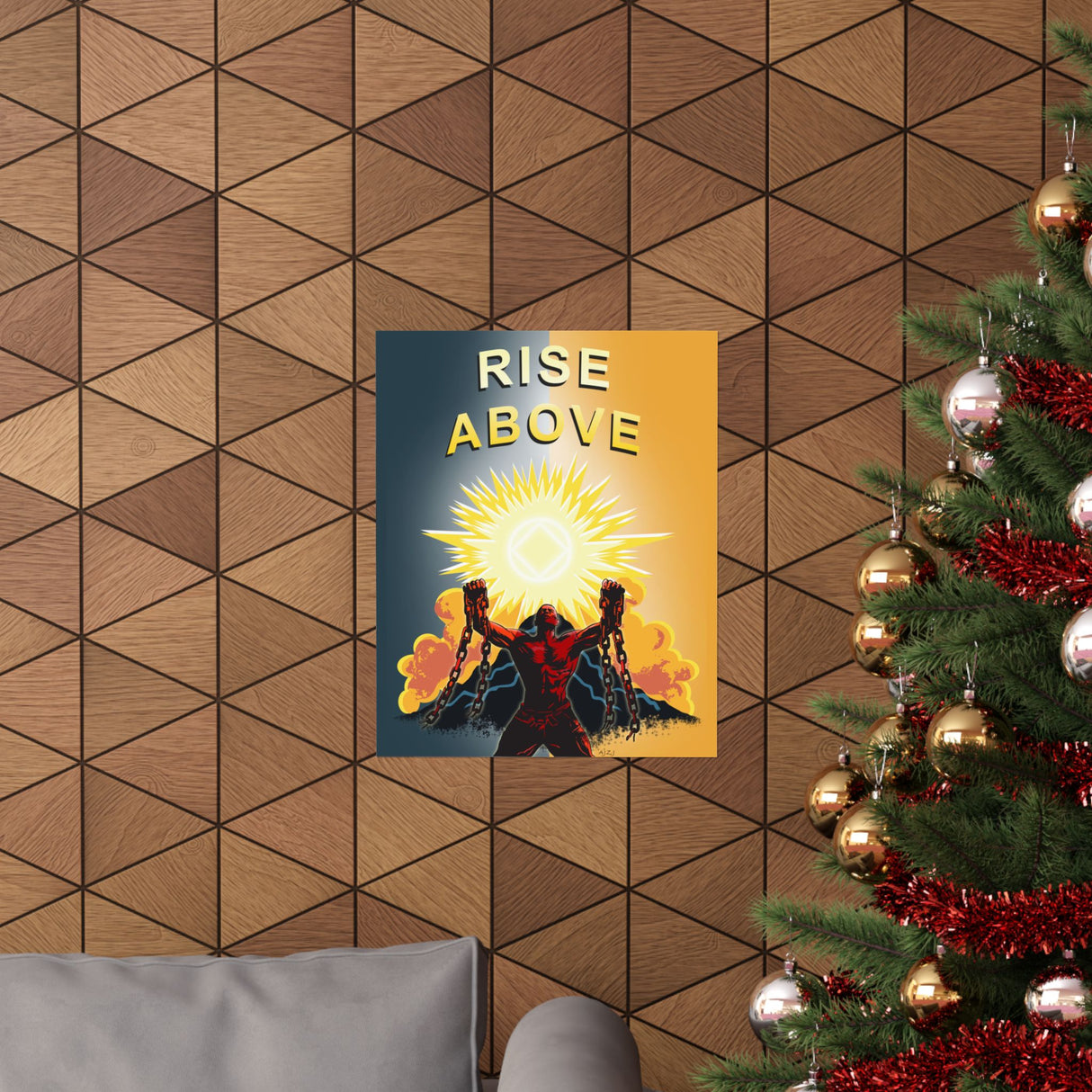 Rise Above V.2 Vertical Posters