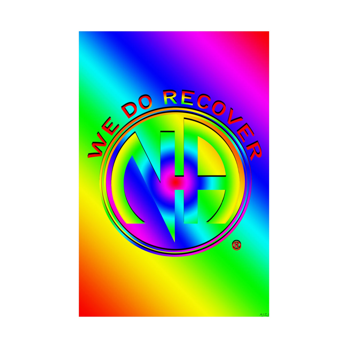 Rainbow NA Symbol 2025 Vertical Posters