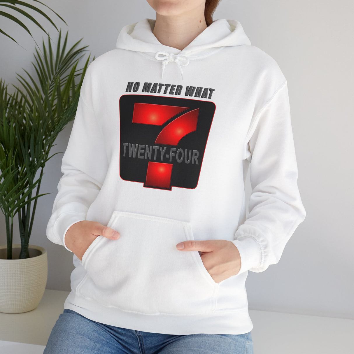 24/7 No Matter What dtg Hoodie