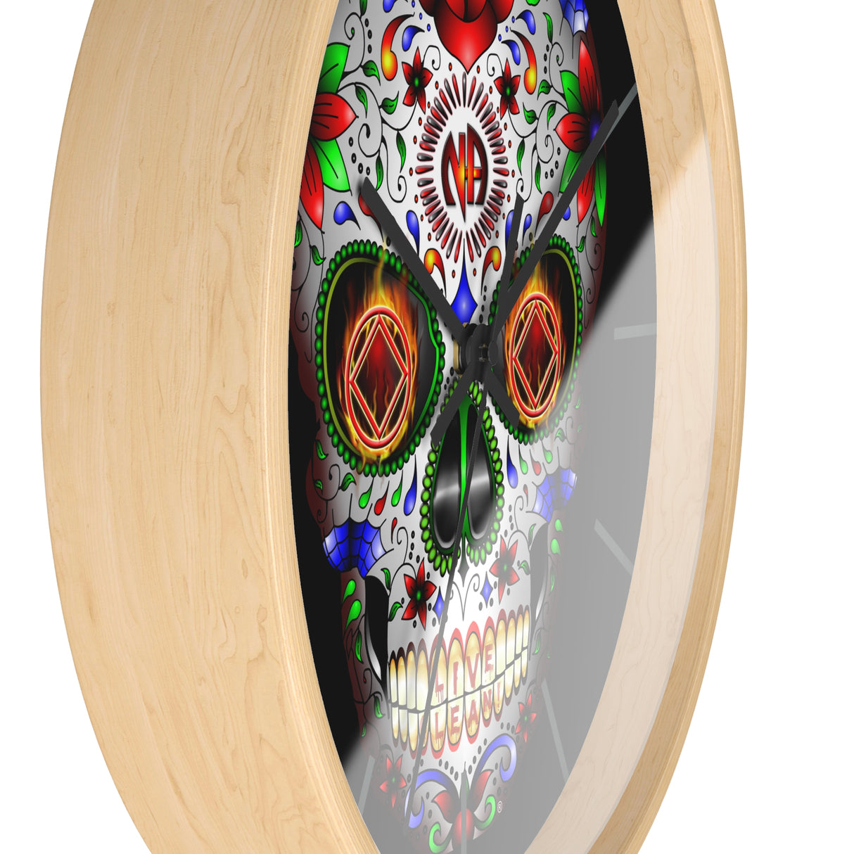 Sugar Skull Wall clock