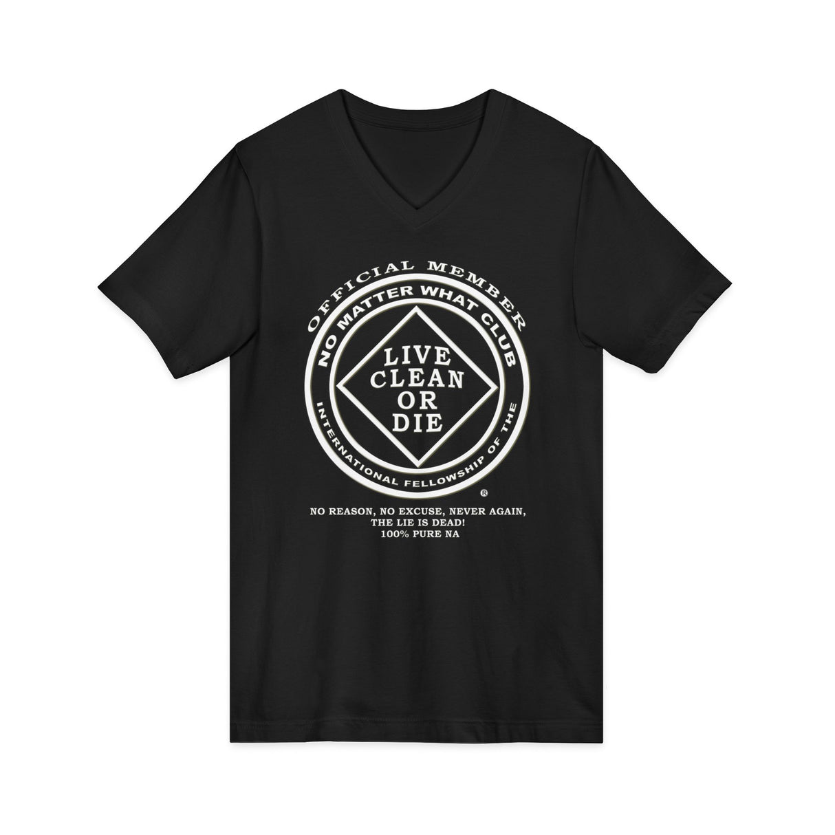 No Matter What Club dtg V-Neck Tee