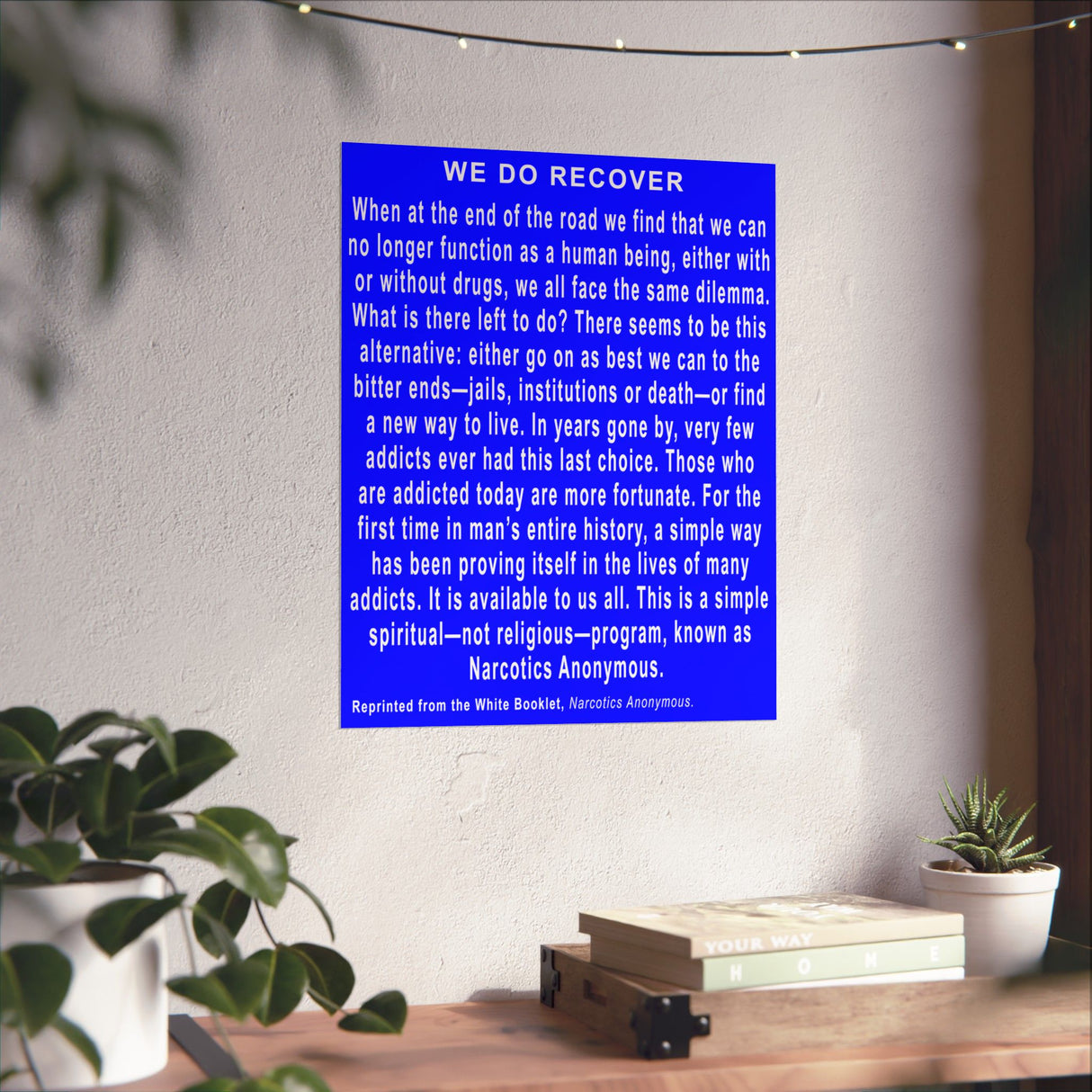 We Do Recover Vertical Posters