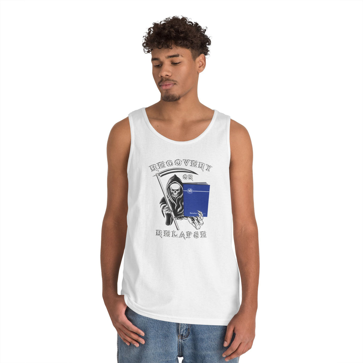 Recovery Or Relapse Reaper NA dtg Tank Top