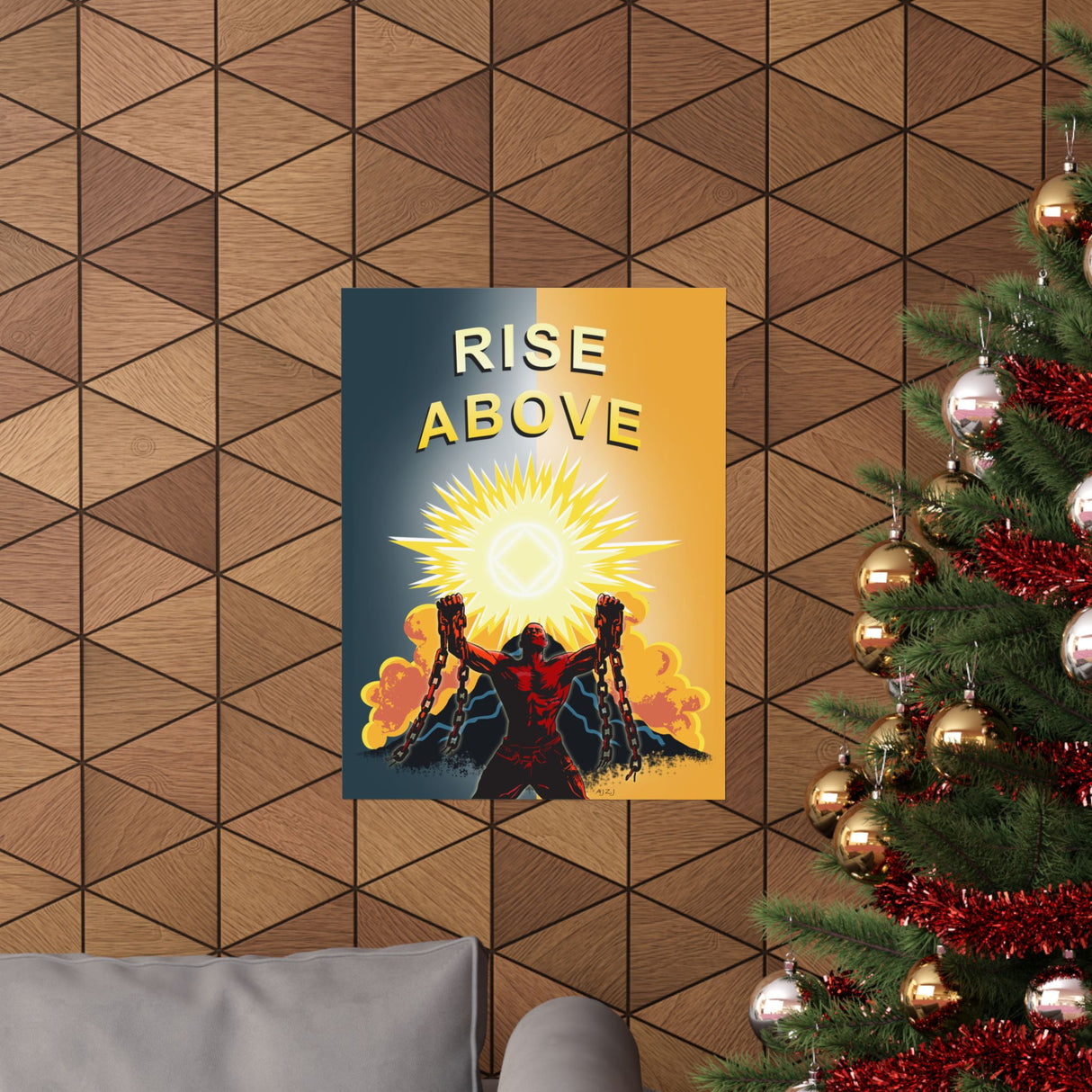 Rise Above V.2 Vertical Posters