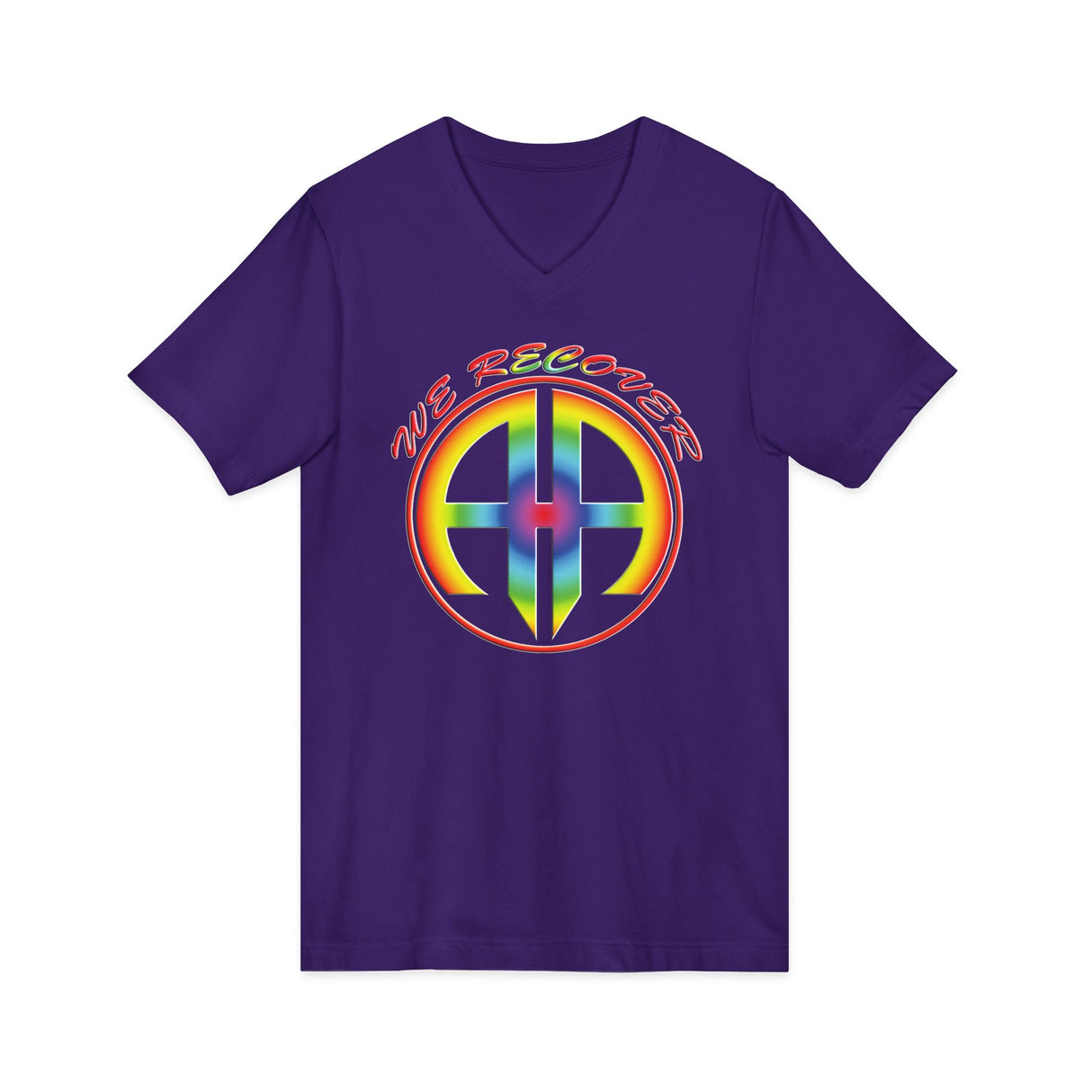 We Recover Rainbow AA V-Neck Tee