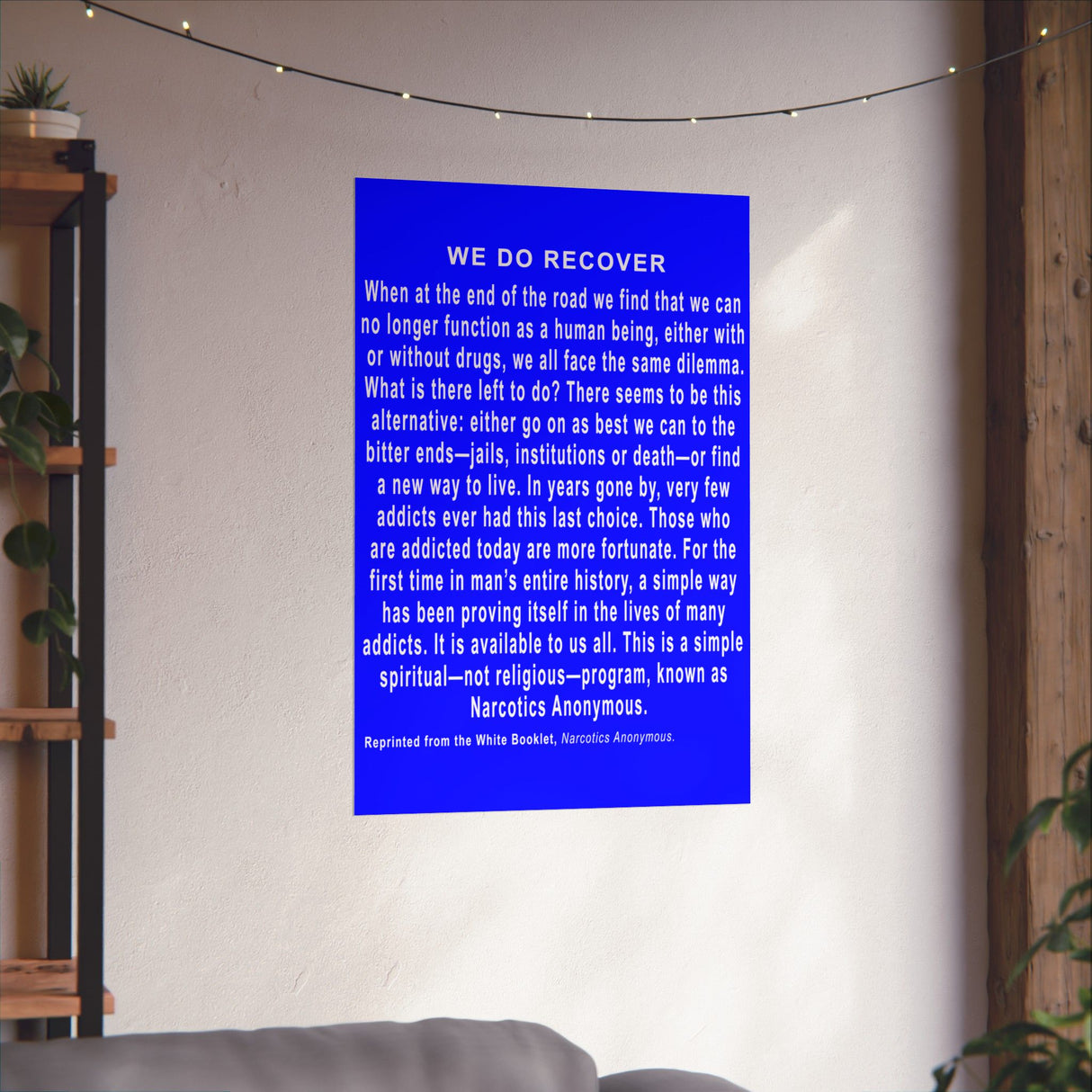 We Do Recover Vertical Posters