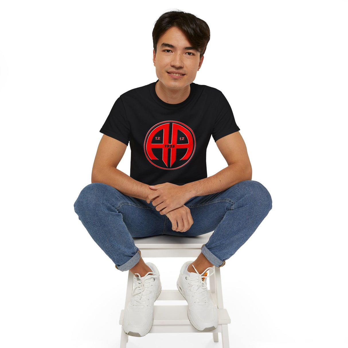 Red AA Logo AA dtg Tee