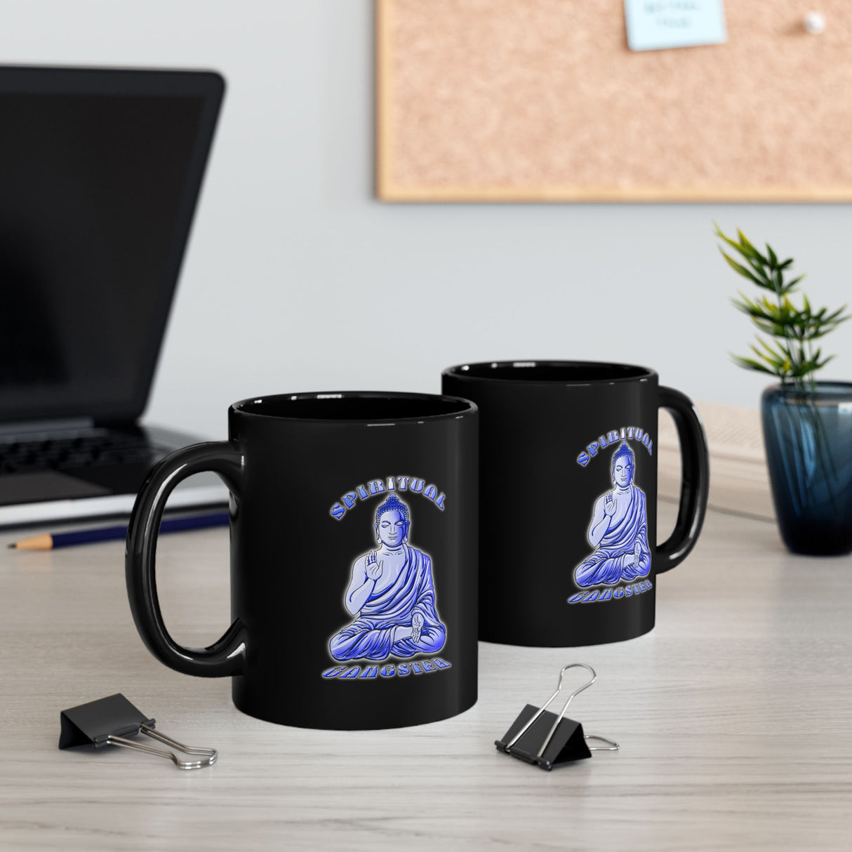 Spiritual Gangster 11/15oz Black Mug