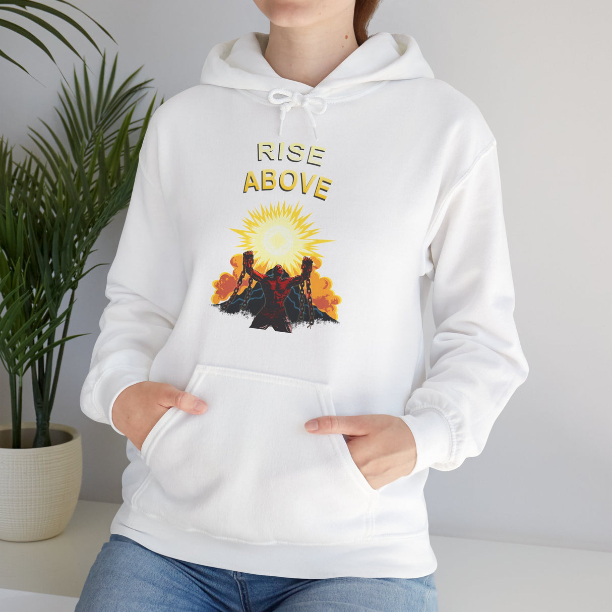 Rise Above V.2 dtg Hoodie
