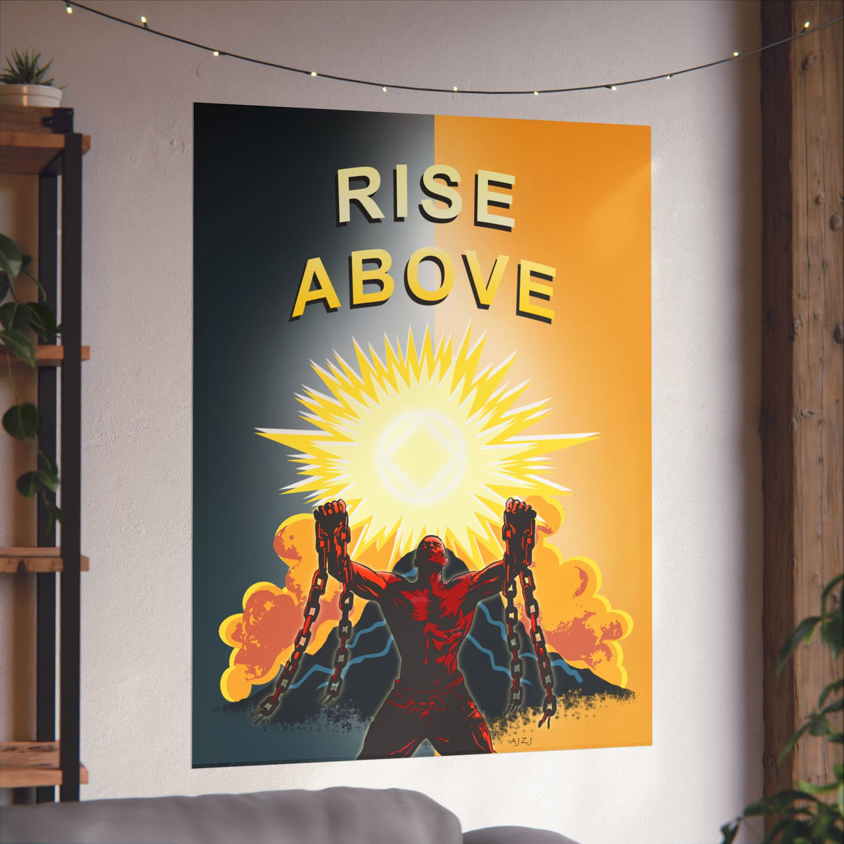 Rise Above V.2 Vertical Posters