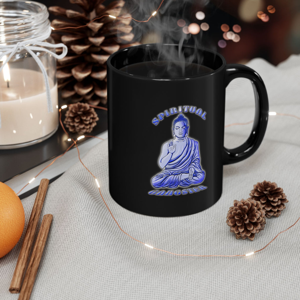 Spiritual Gangster 11/15oz Black Mug