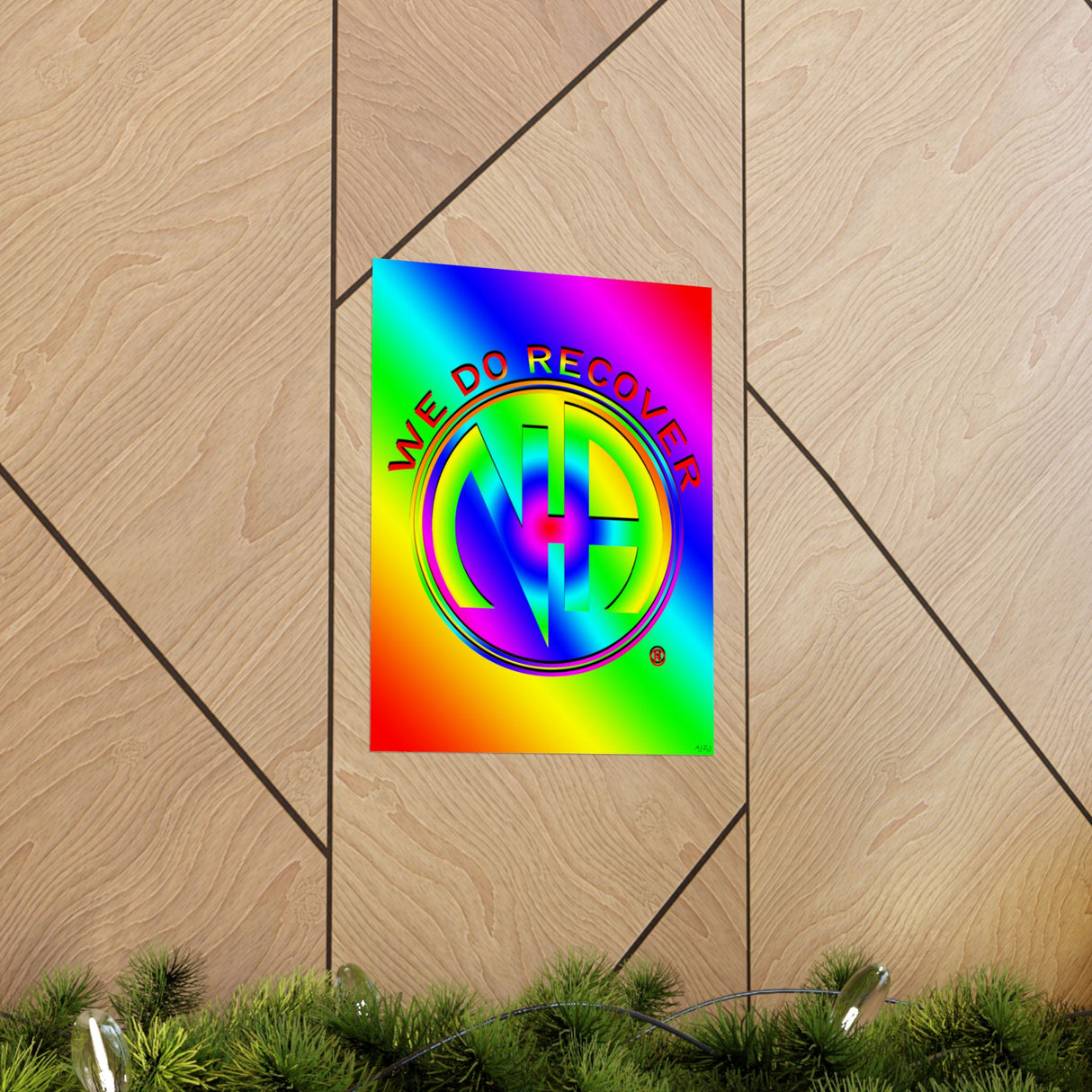 Rainbow NA Symbol 2025 Vertical Posters