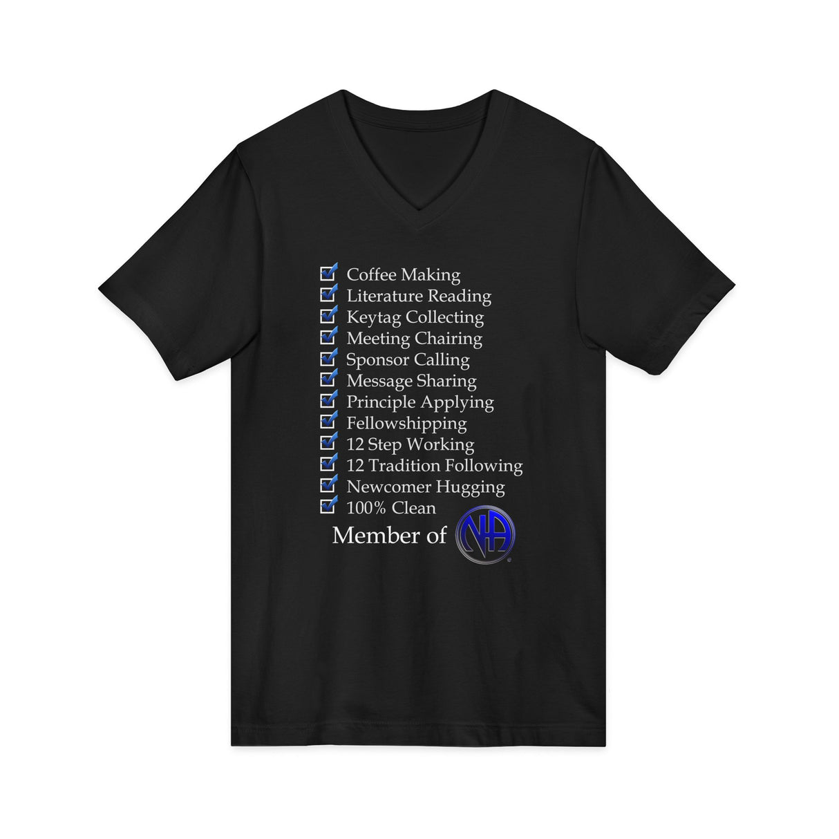 Member Of NA dtg V-Neck Tee