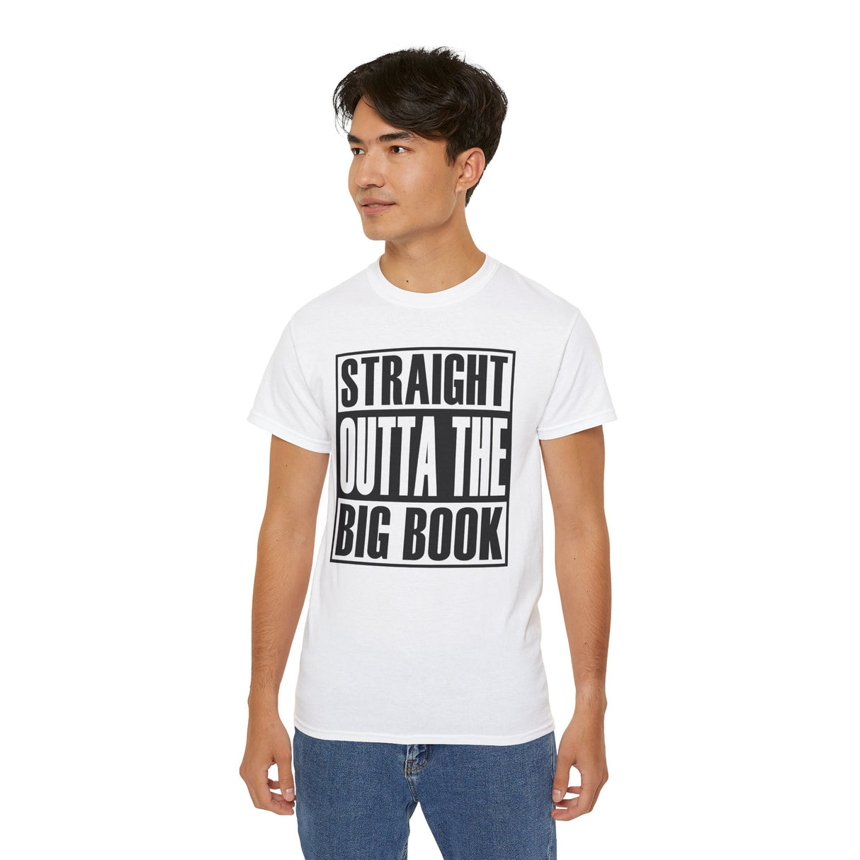 Straight Outta The Big Book AA dtg Tee