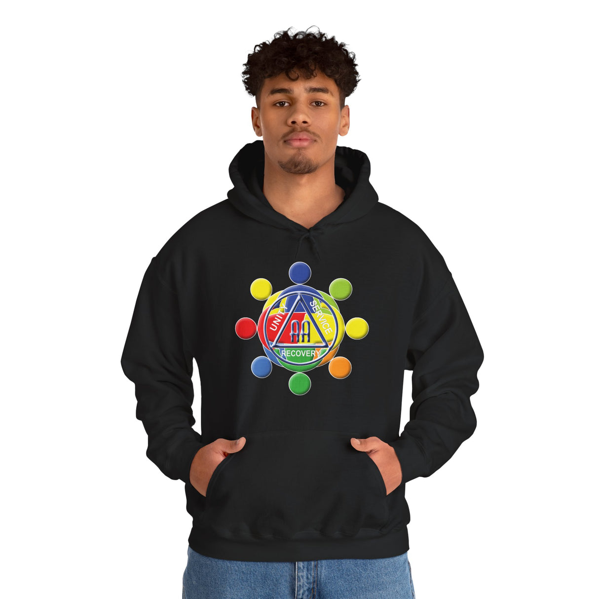 Circle Of Love AA dtg Hoodie