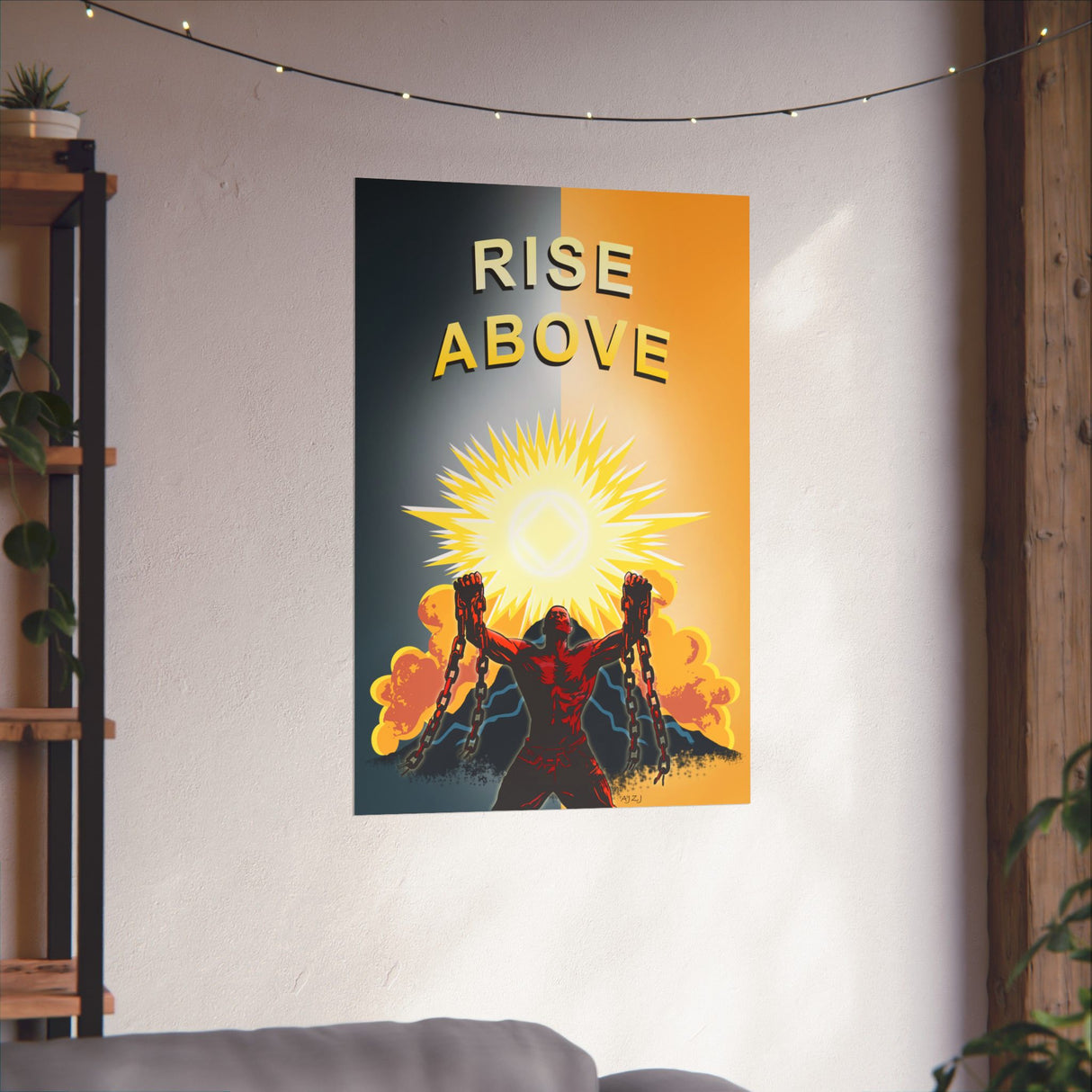 Rise Above V.2 Vertical Posters