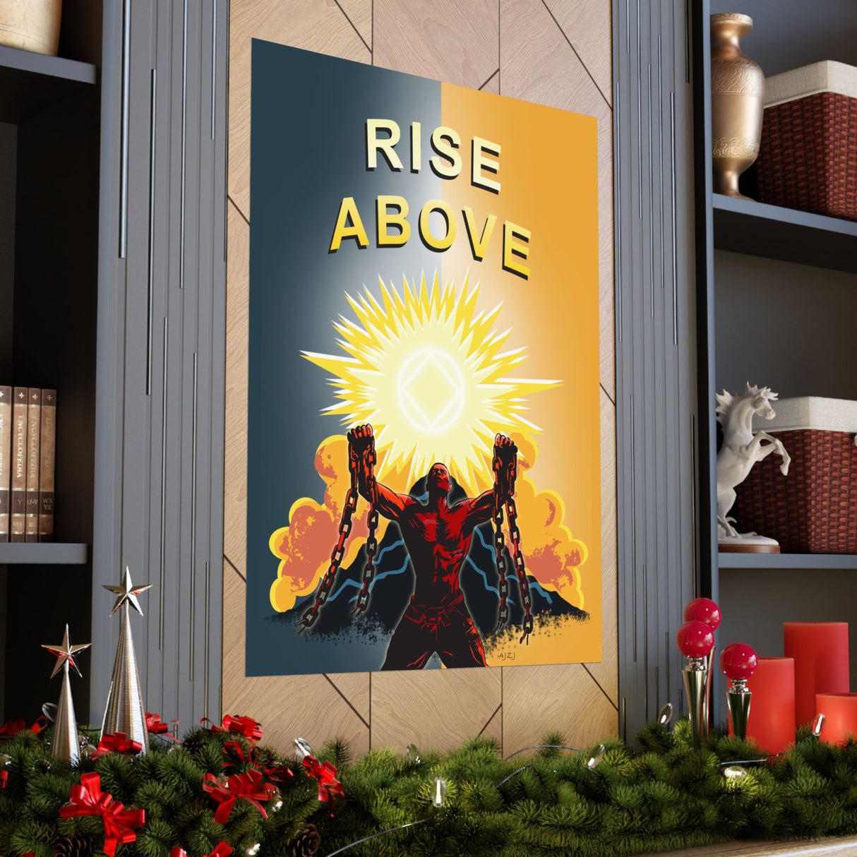 Rise Above V.2 Vertical Posters
