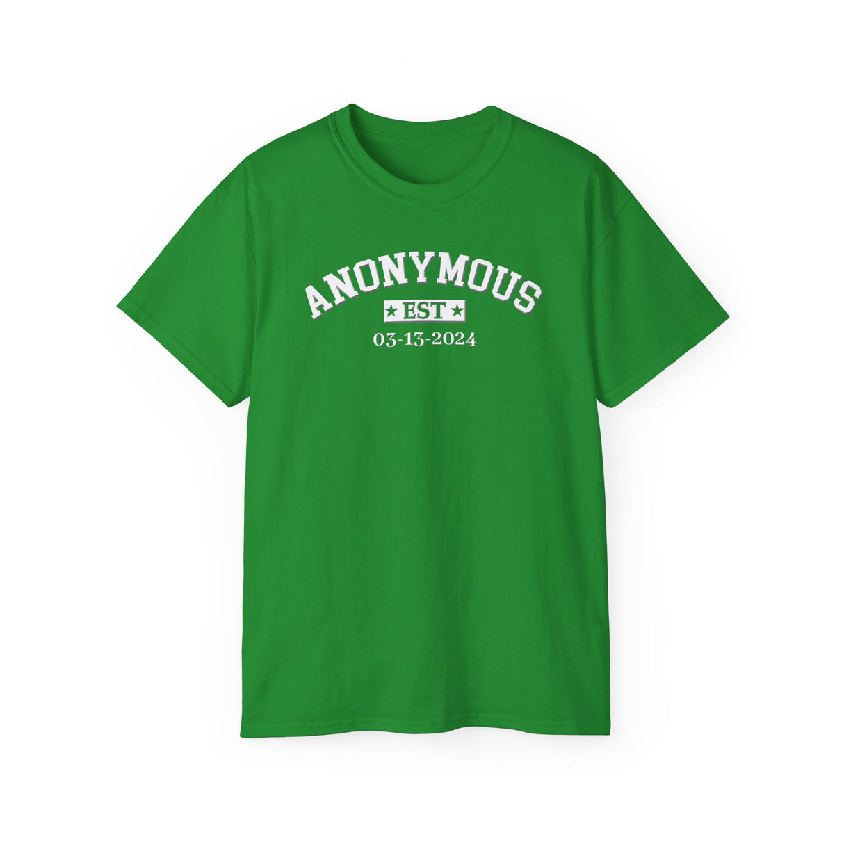 Custom Anonymous Est Clean Date Unisex Tee