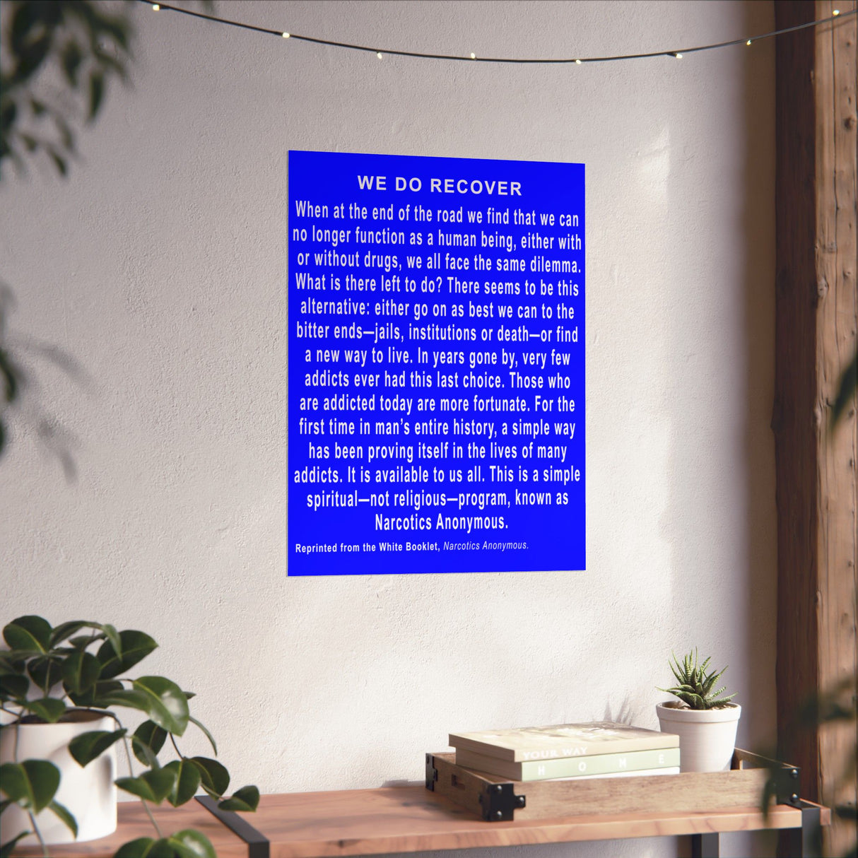 We Do Recover Vertical Posters