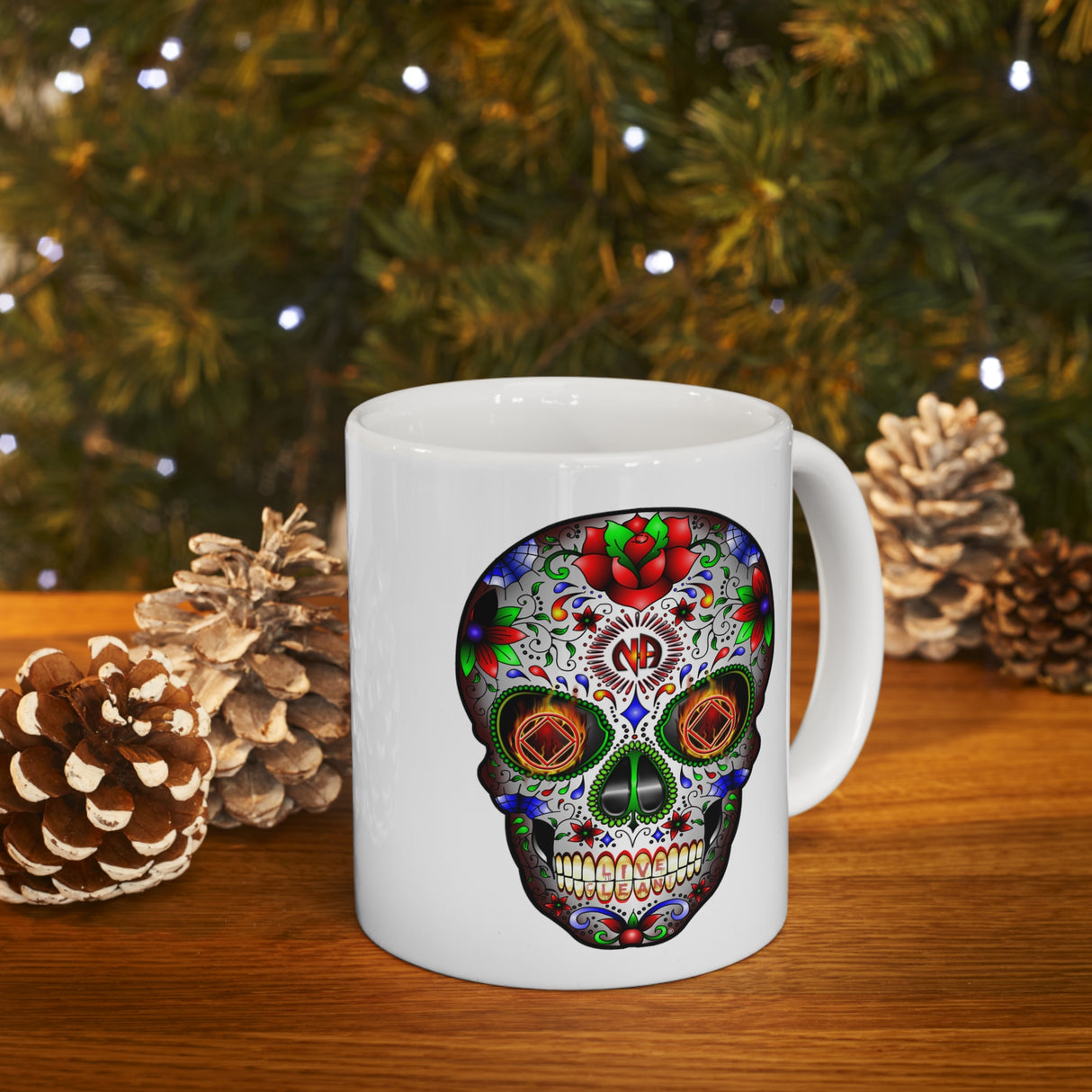 Sugar Skull 11oz Ceramic Mug