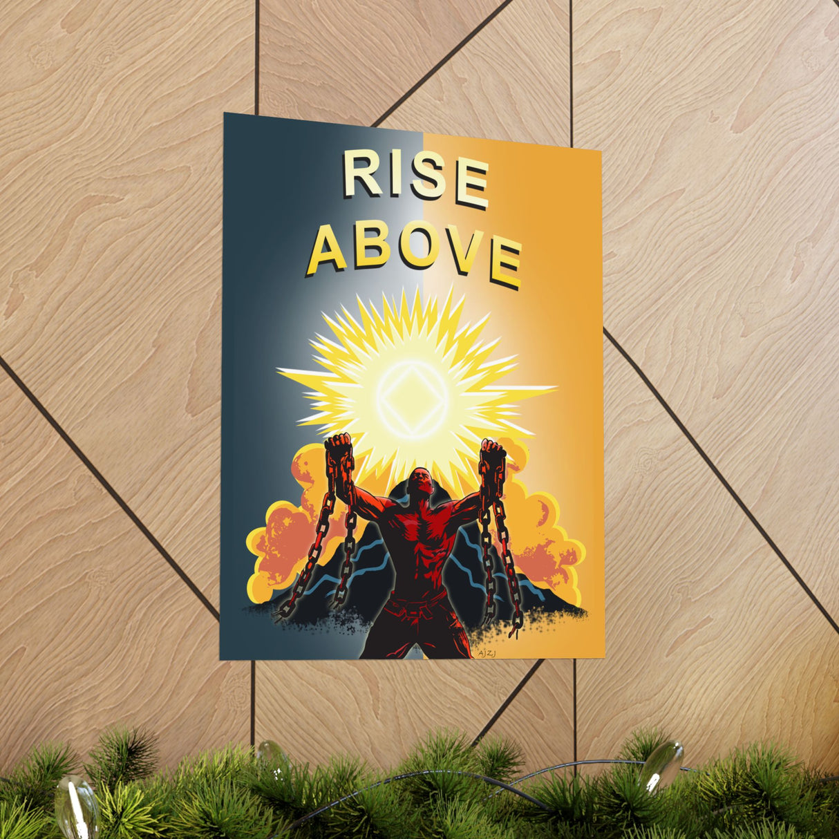 Rise Above V.2 Vertical Posters
