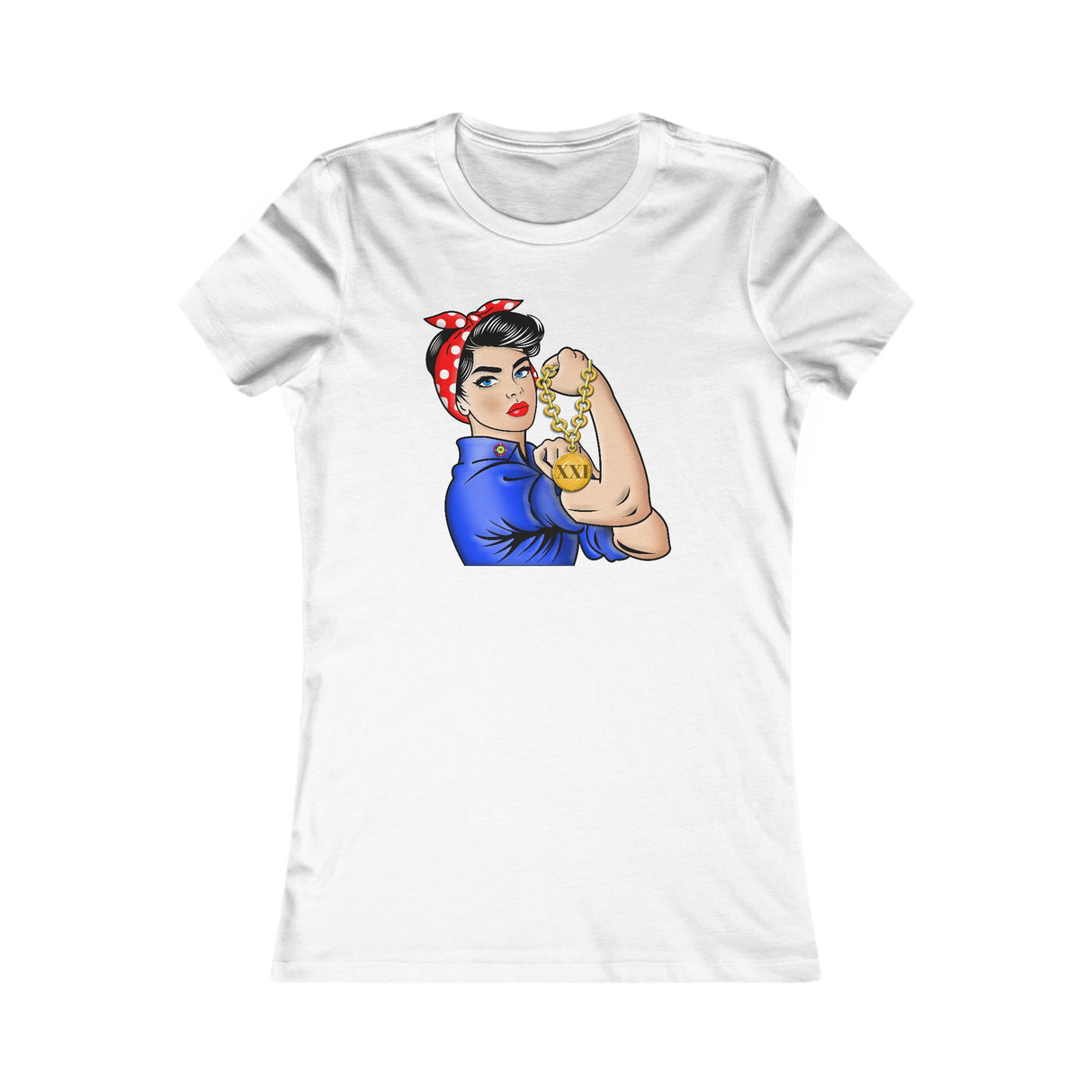 Customized Women's Rosie The Riveter Tee