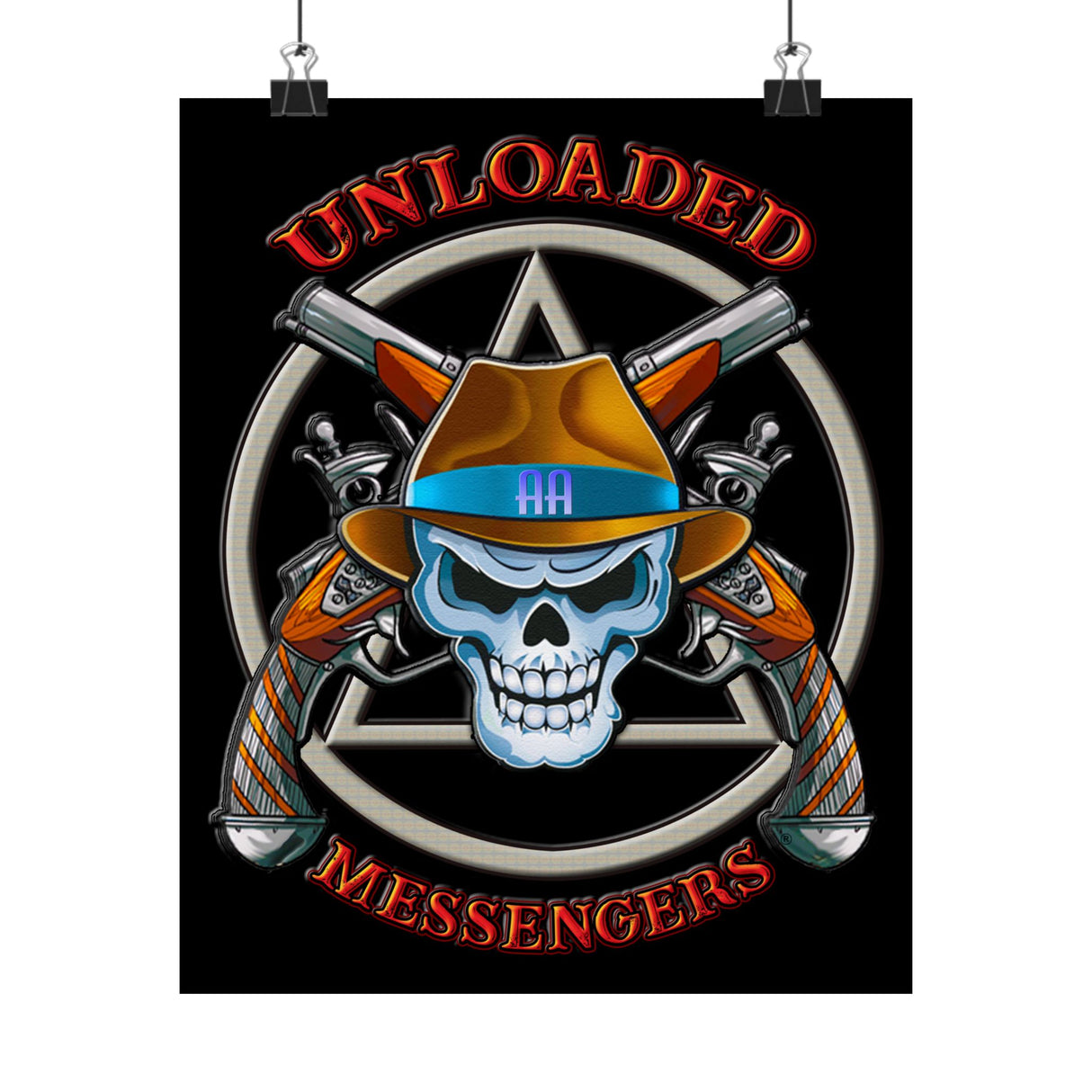 AA- Unloaded Messengers Vertical Posters