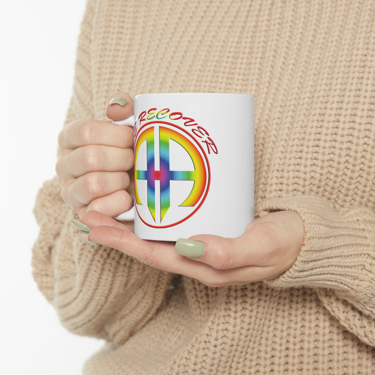 AA We Recover Rainbow 11oz Ceramic Mug