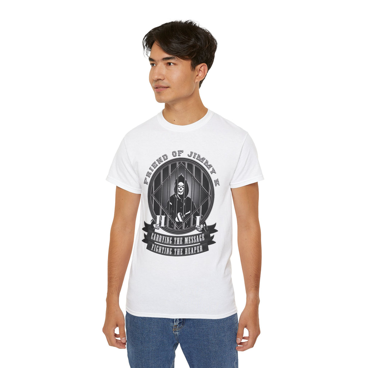 Fighting The Reaper V.2 - dtg Tee