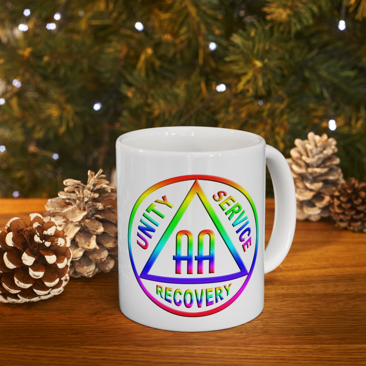 AA Rainbow Symbol AA 11oz Ceramic Mug