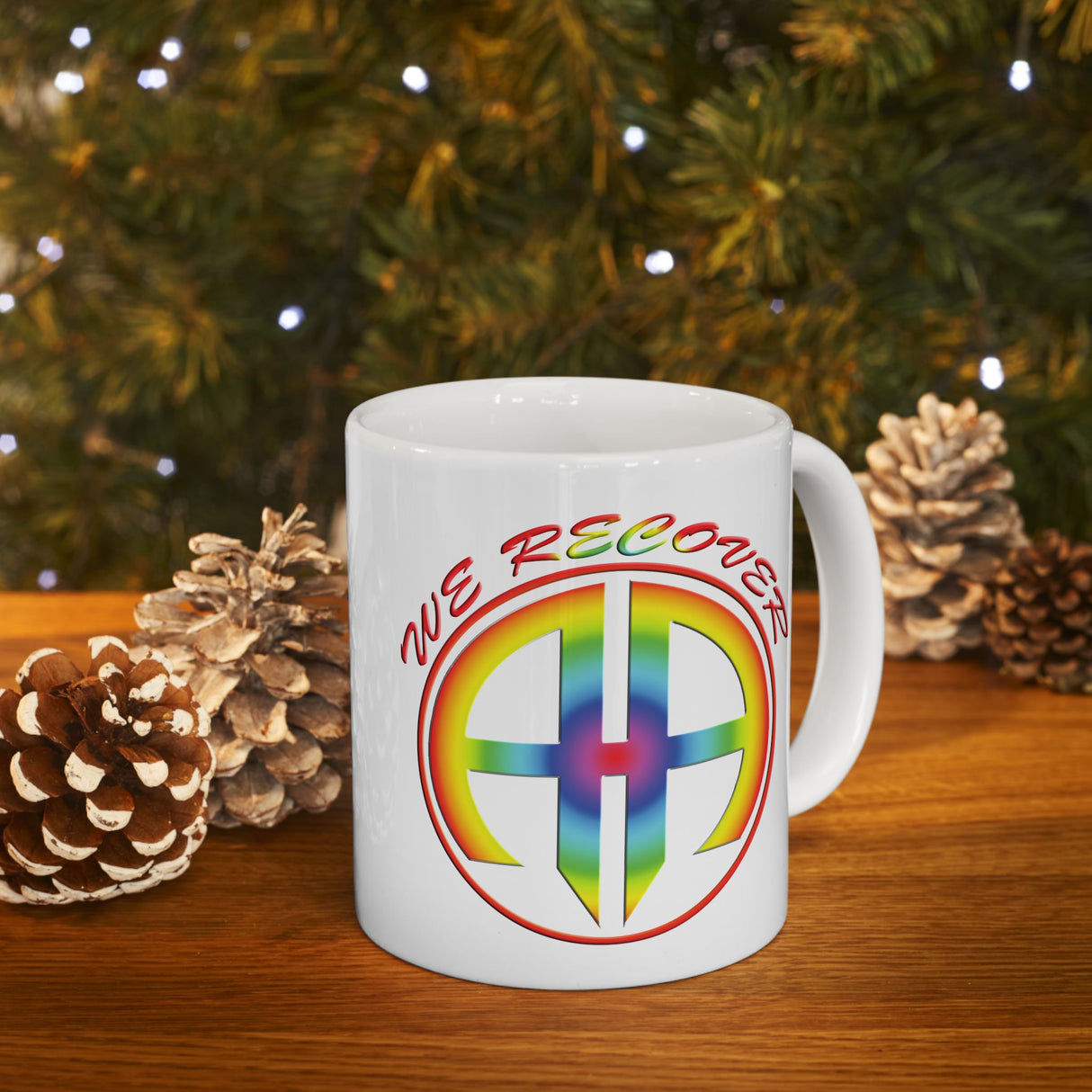 AA We Recover Rainbow 11oz Ceramic Mug