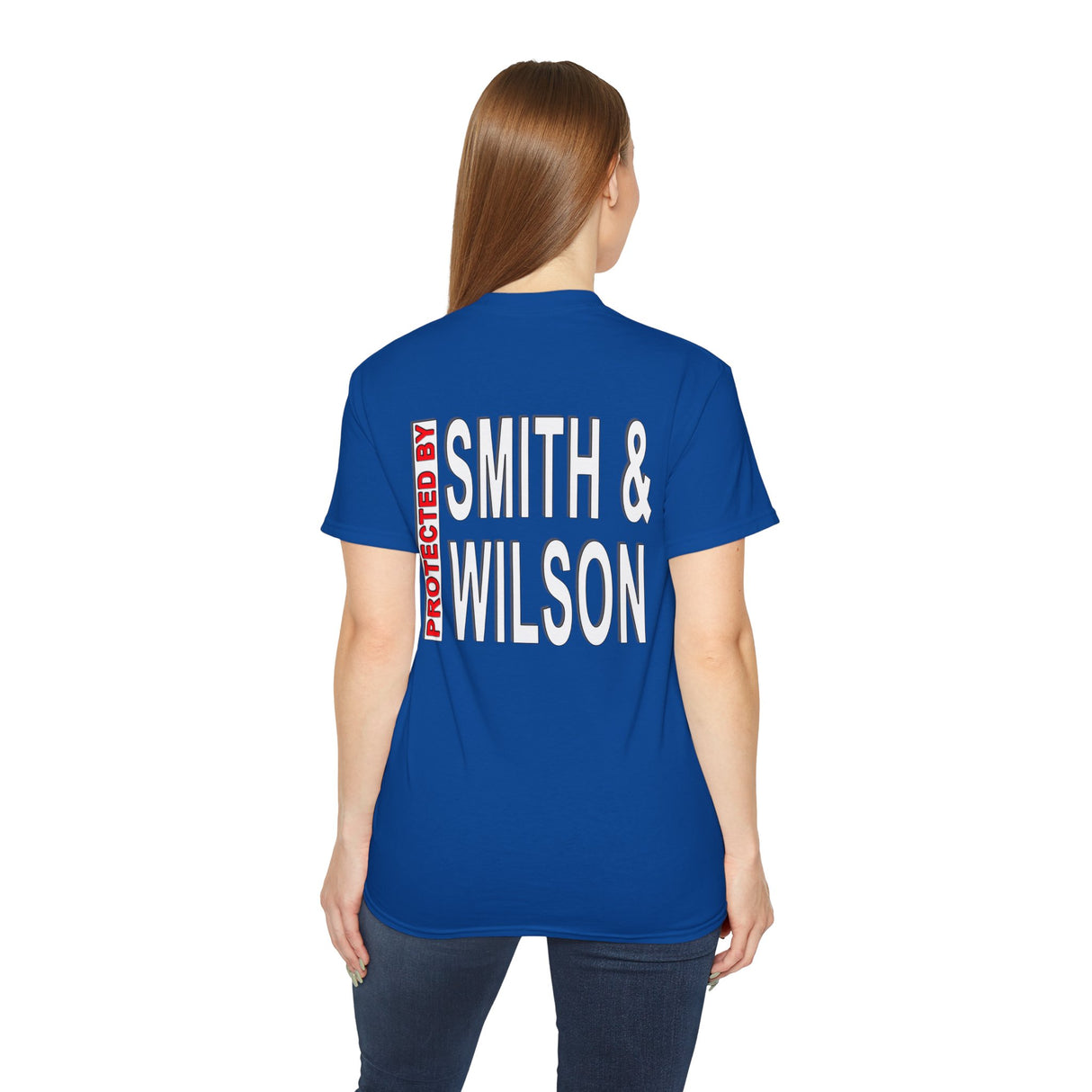 Protected By Smith & Wilson Back Side Image AA dtg Tee