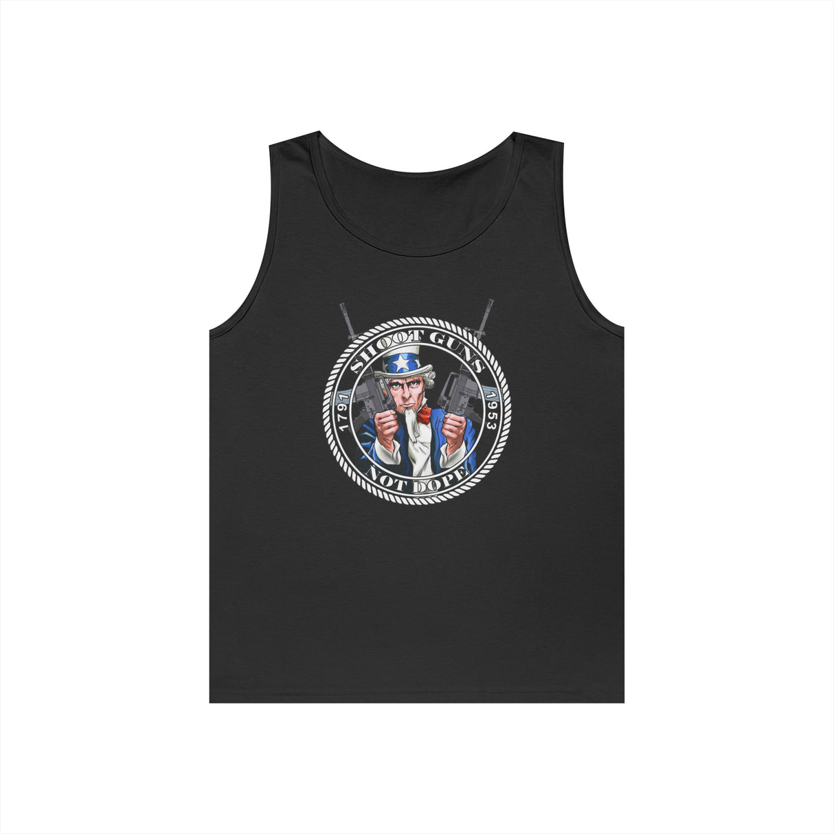 Shoot Guns Not Dope NA dtg Tank Top