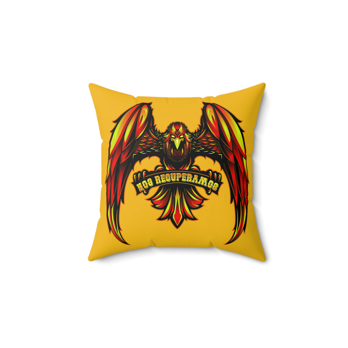 We Do Recover Eagle Yellow Pillow