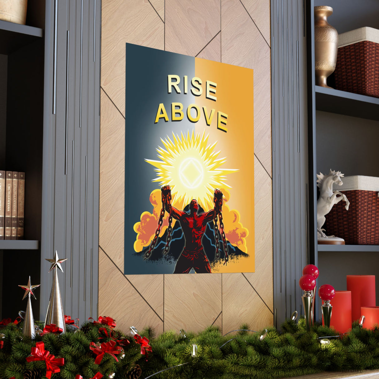 Rise Above V.2 Vertical Posters