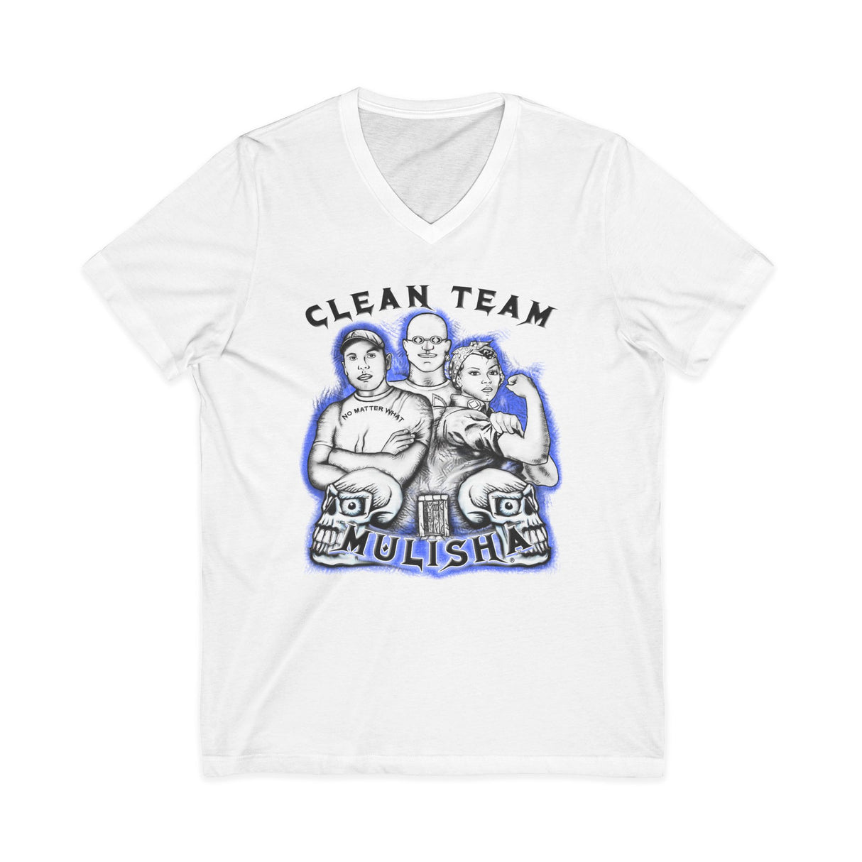 Clean Team Mulisha dtg V-Neck Tee