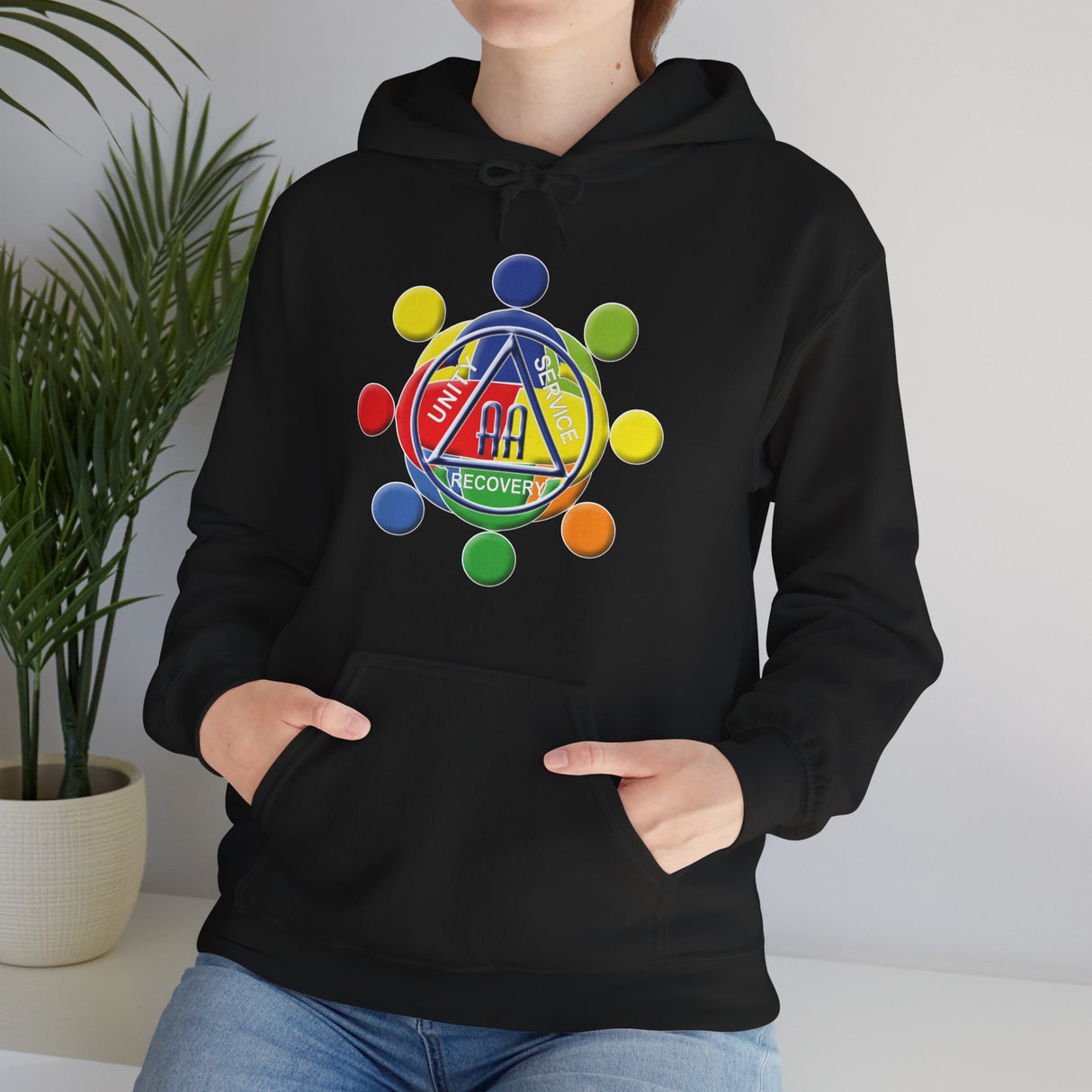 Circle Of Love AA dtg Hoodie