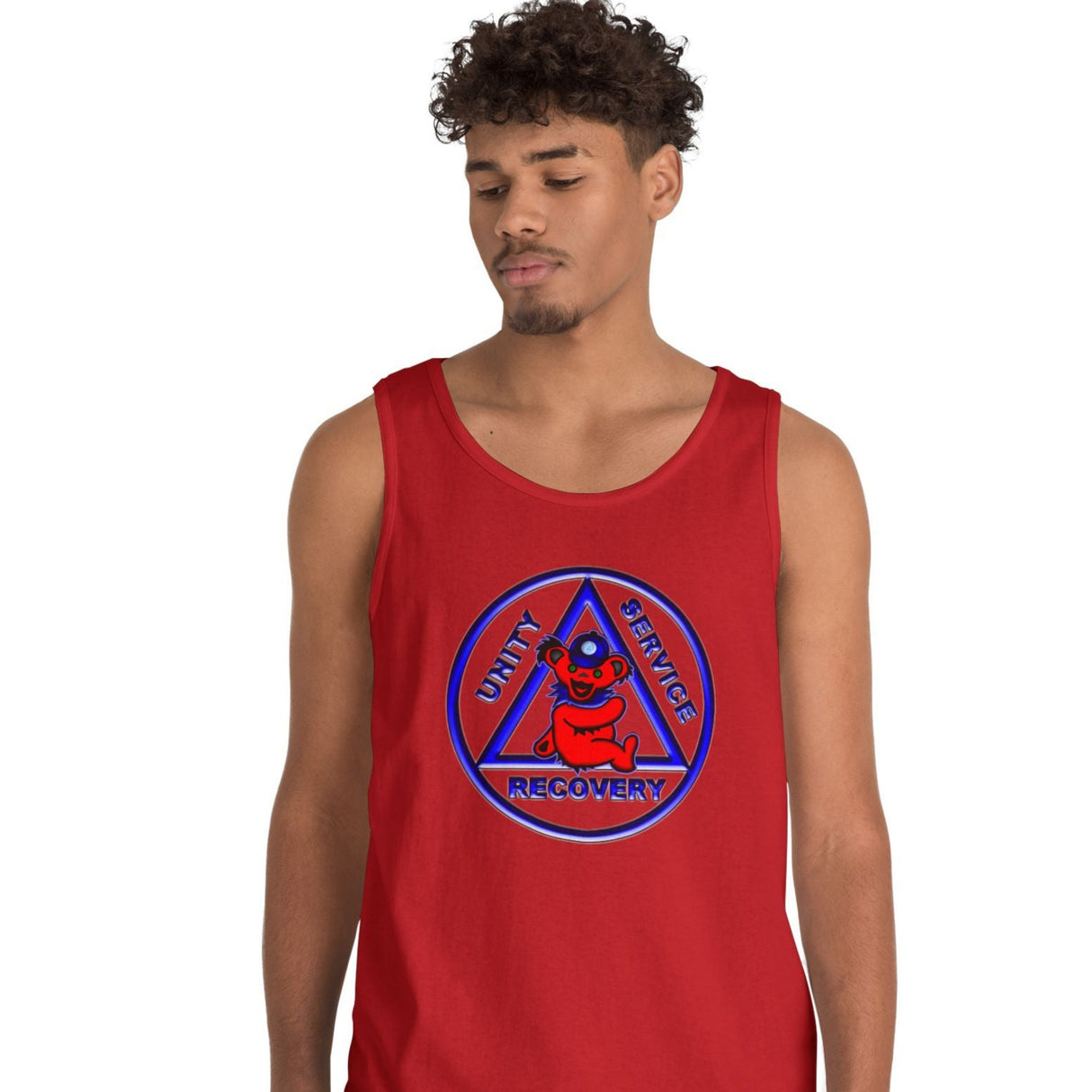 AA Teddy On AA Symbol dtg Tank Top