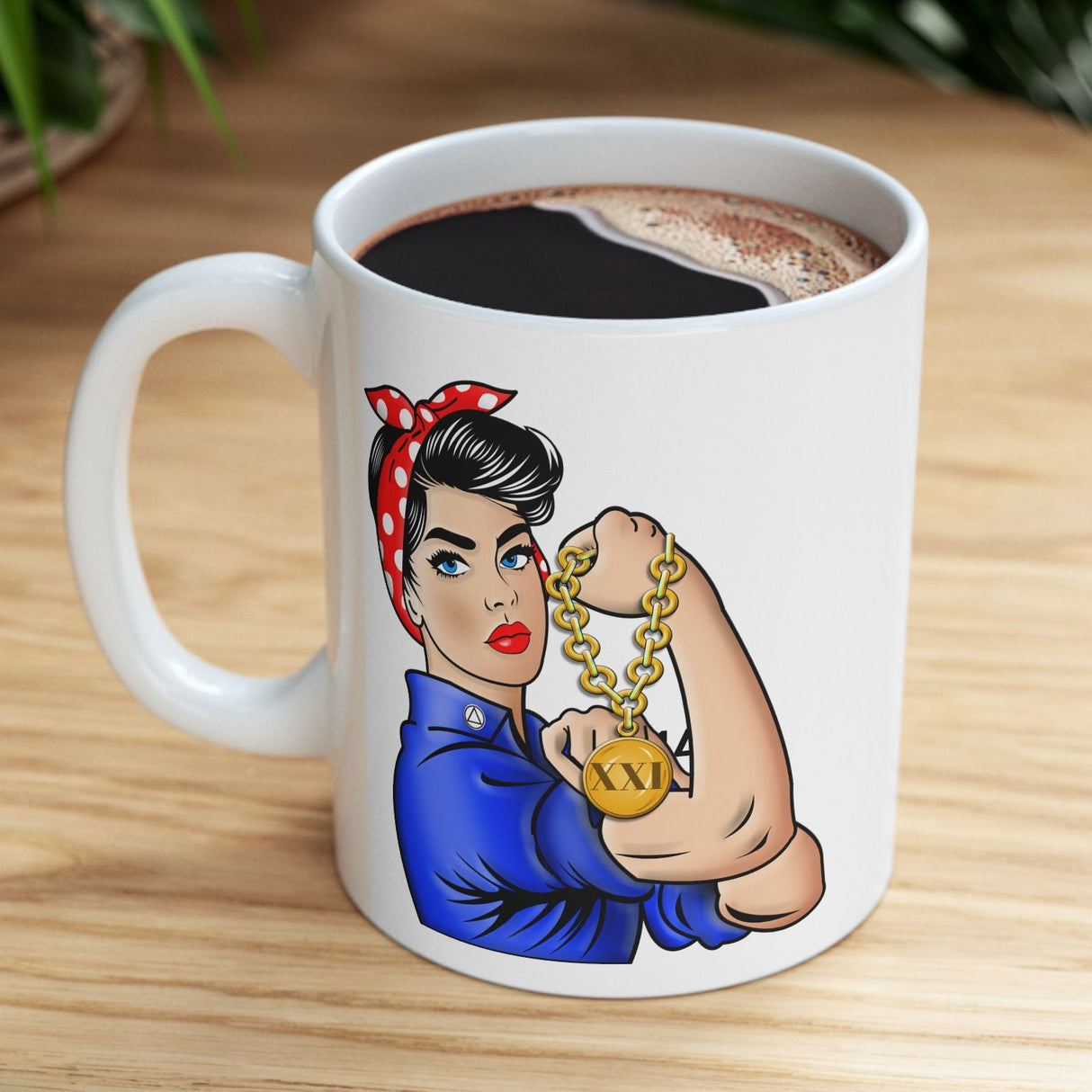 Customized Rosie The Riveter AA Ceramic Mug