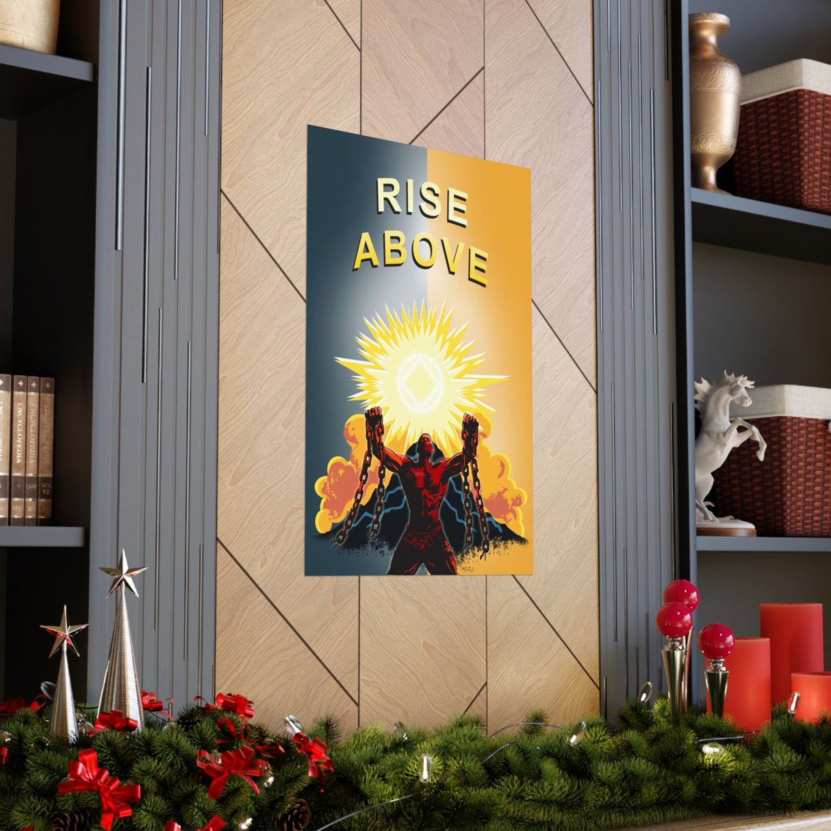 Rise Above V.2 Vertical Posters