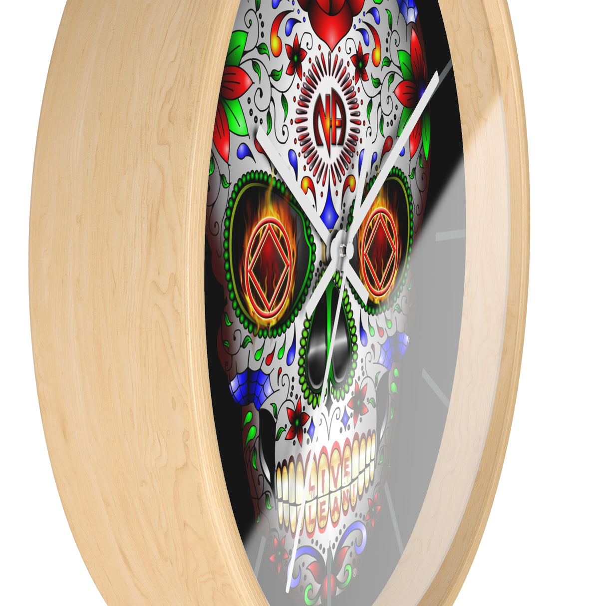 Sugar Skull Wall clock