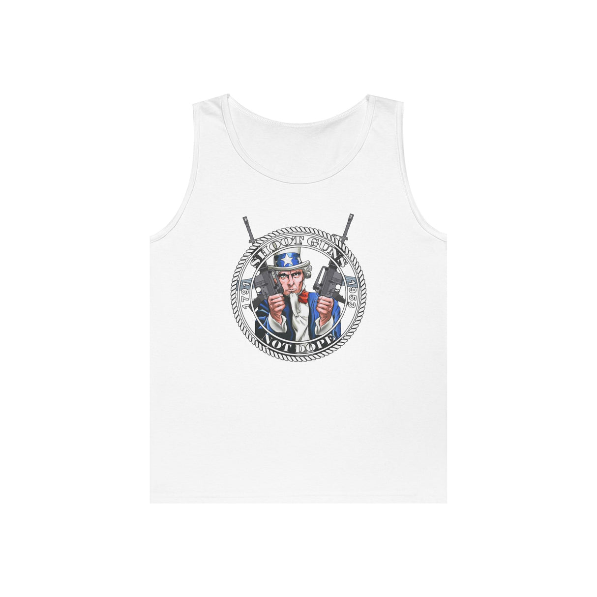 Shoot Guns Not Dope NA dtg Tank Top