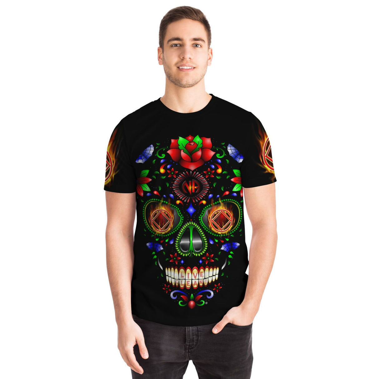 Sugar Skull 2 AOP T-shirts