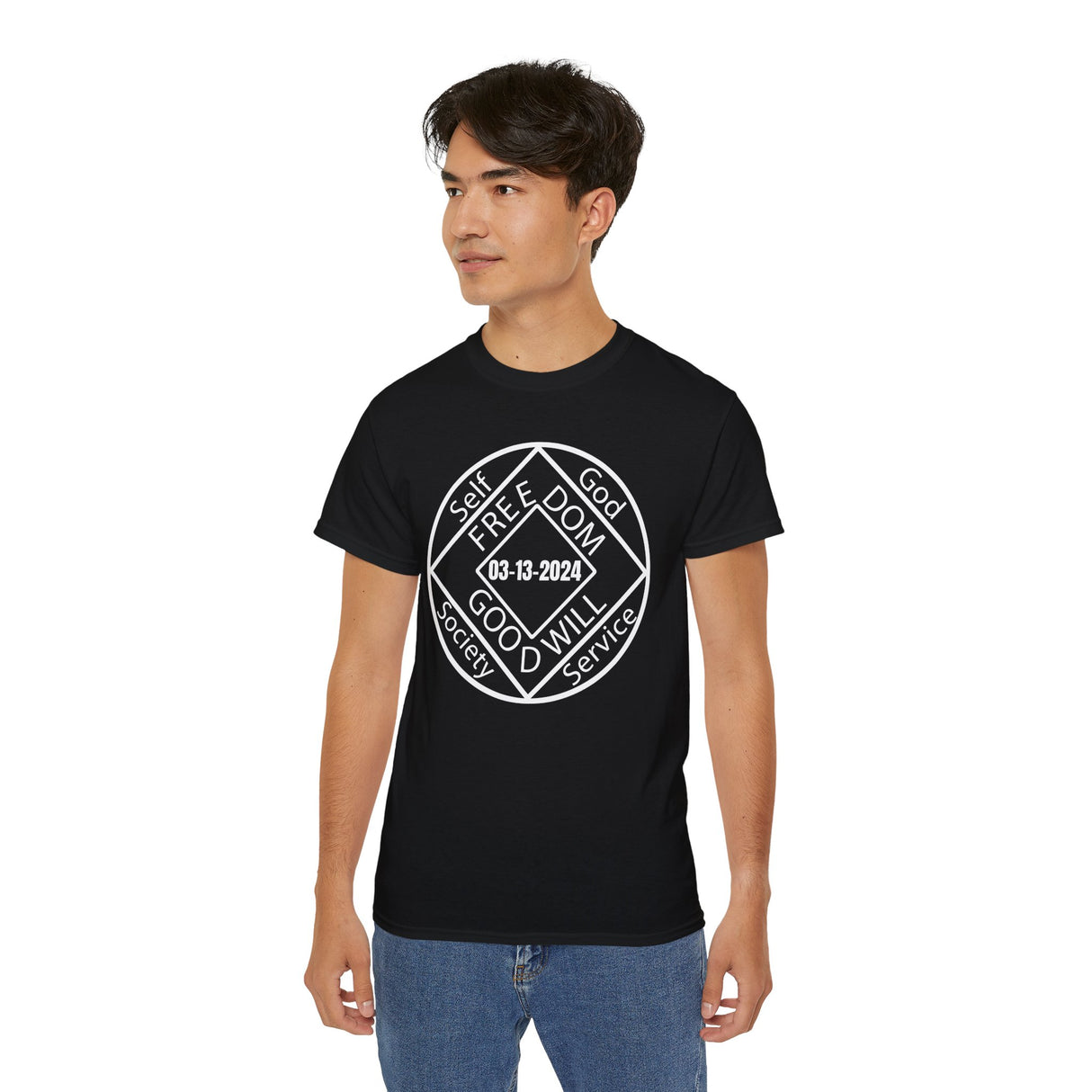 Custom Two-Sided NA Medallion dtg Tee