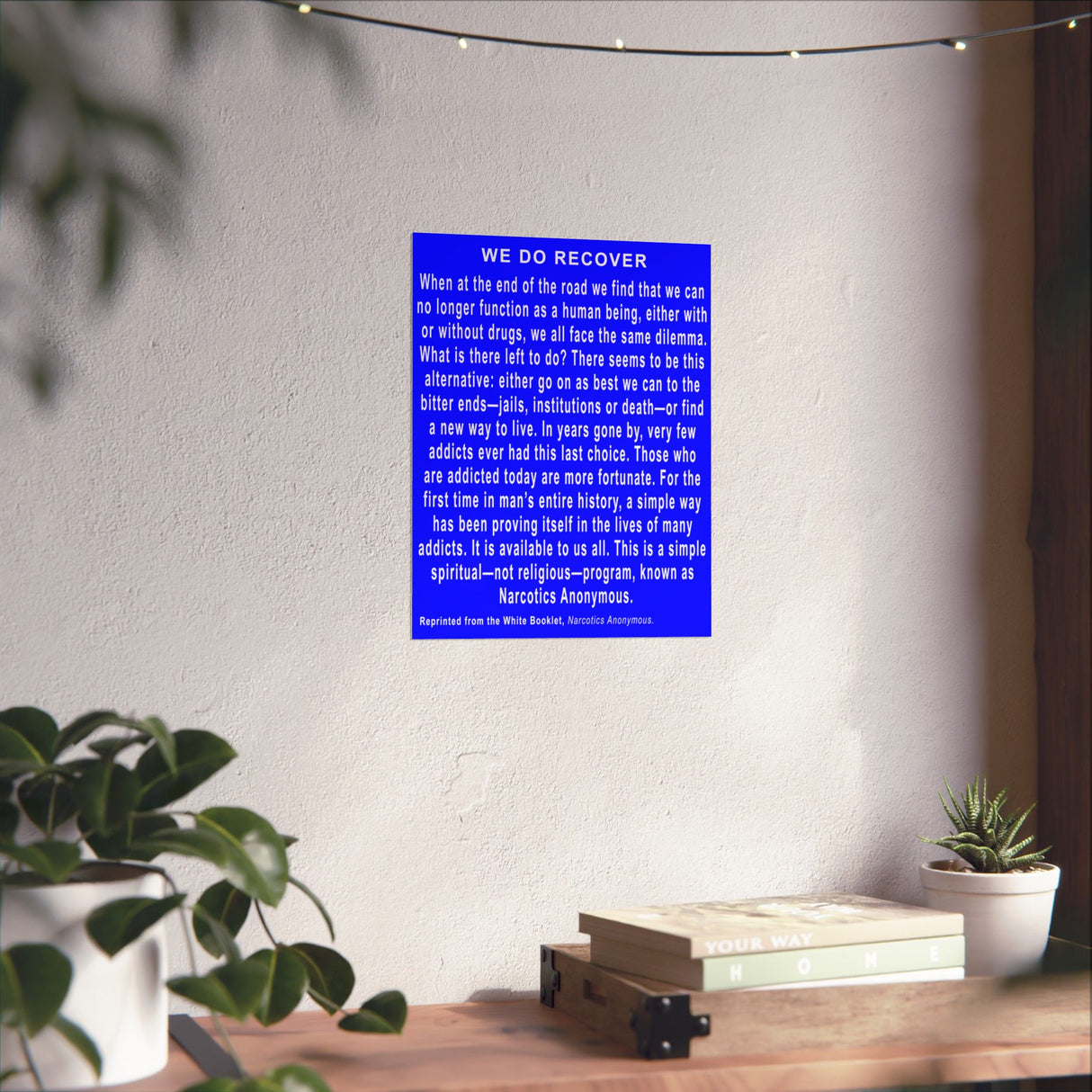 We Do Recover Vertical Posters