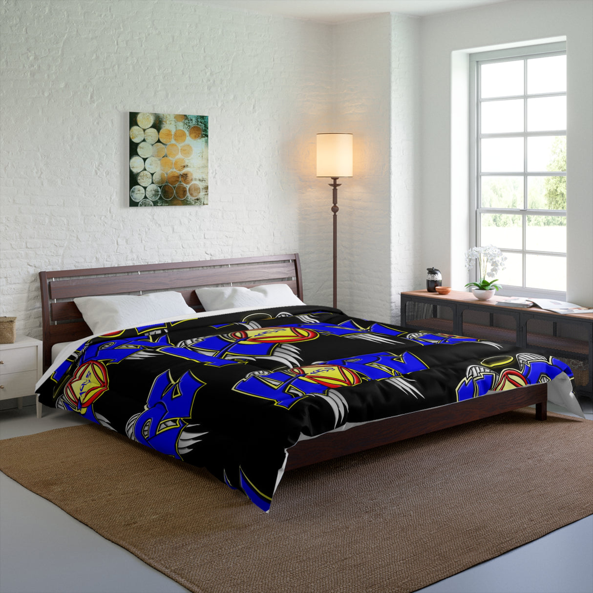 Hope Wings Graffiti Comforter